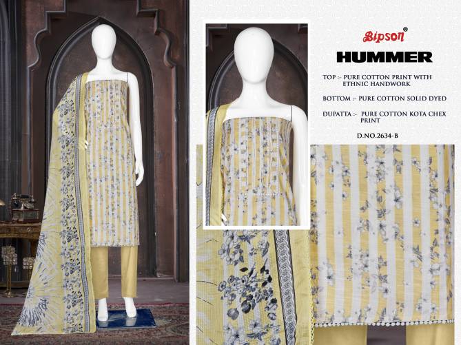 Hummer 2634 By Bipson Printed Pure Cotton Dress Material Wholesale Price In Surat